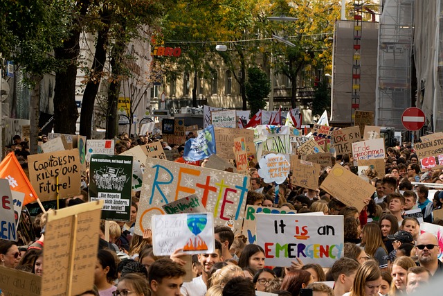 Protestas contra o cambio climático